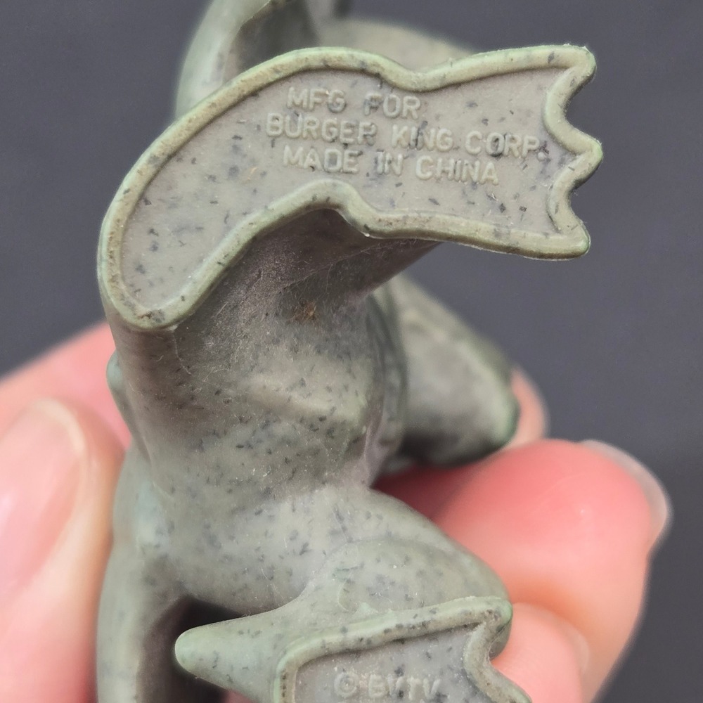 Vintage 1994 Gargoyles Goliath Action Figure Burger King Toy Green Stone Finish - Picture 4 of 7
